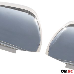 Toyota 4Runner Mirror Cover - Omac - S.Steel - Gloss Silver - '03-'09